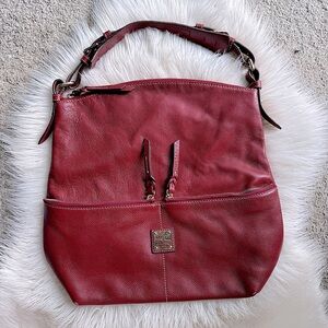 Dooney & Bourke Dillen Double Pocket Satchel EUC